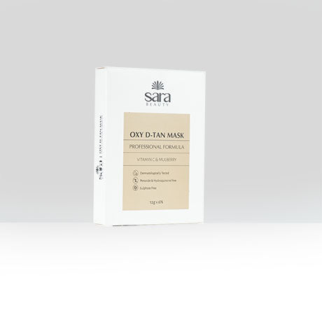 Sara Oxy D-TAN® Mask For Instant Tan Removal | Ideal For De-Tanning | For Multiple Use | Pack of 1 | 6x12g