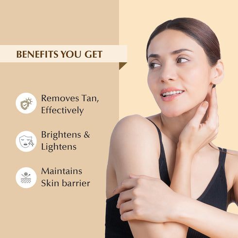 Sara Oxy D-TAN® Mask, 400gm + Gold Facial Kit, 43gm