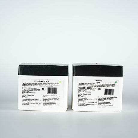 Sara Oxy D-Tan Mask & Scrub Pack For Instant De-Tan Removal & Acne Prone Free skin | 800g
