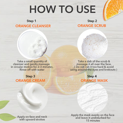 SARA ORANGE FACIAL KIT SINGLE USE (Pack of 6)