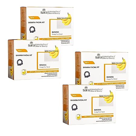 SARA FACIAL BANANA KIT (Pack of 4)