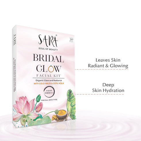 Bridal Glow with Diamond, Gold and Orange Facial Kit Combo