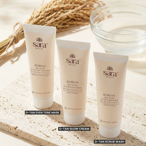 Sara Korean Rice Water D-tan Scrub Wash