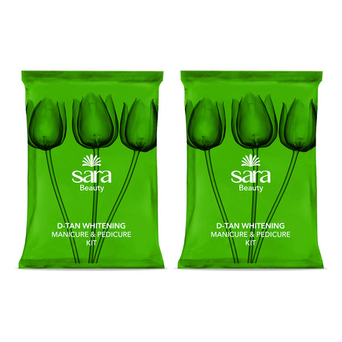 SARA D-TAN MANICURE PEDICURE KIT (PACK OF 2)