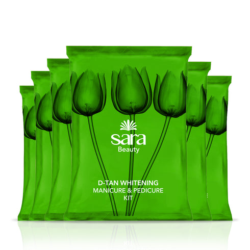 SARA D-TAN MANICURE PEDICURE KIT (PACK OF 6)