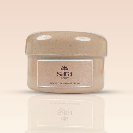 Sara Shea Butter massage cream For Smooth and Shinny skin For Women, Men | Suitable for all skin types, 350g