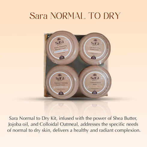 SARA NORMAL TO DRY - KIT (400 X 4) gm