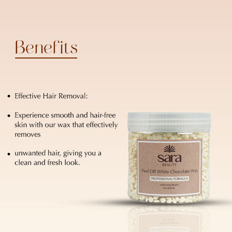 Sara White Chocolate Beans Wax 400 G