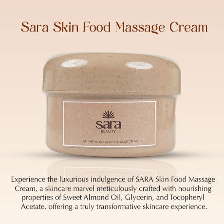 SARA SKIN FOOD MASSAGE CREAM 400g