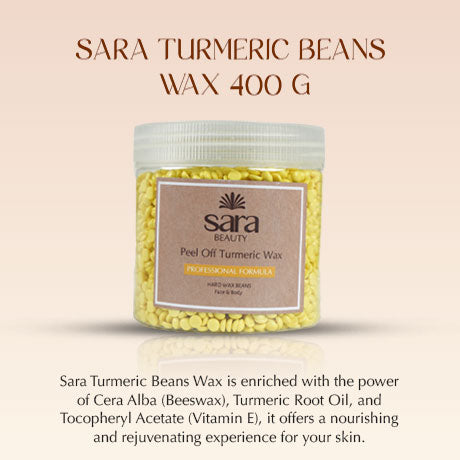 Sara Turmeric Beans Wax 400 G