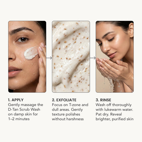 Sara Korean Rice Water D-tan Scrub Wash