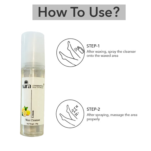 Sara Lemon Wax Cleanser 100g