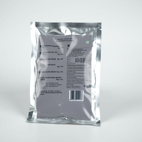 SARA SILVER FACIAL KIT (MEGA CLEAR SKIN) Pack of 4