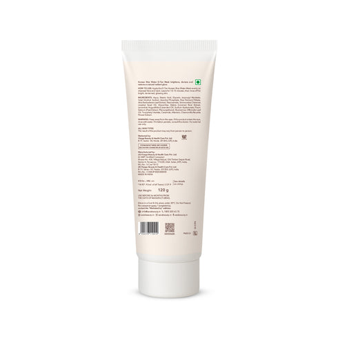 Sara Korean rice water D-tan even tone mask