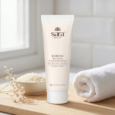 Sara Korean Rice Water D-tan Scrub Wash
