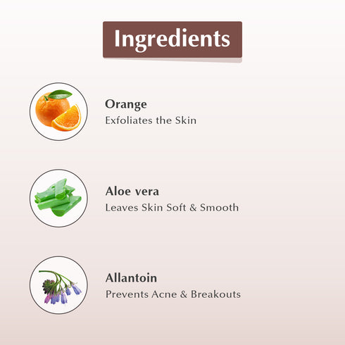 Sara Orange AHA Cream Enriched with Vitamin C | For Men and Women | 350g