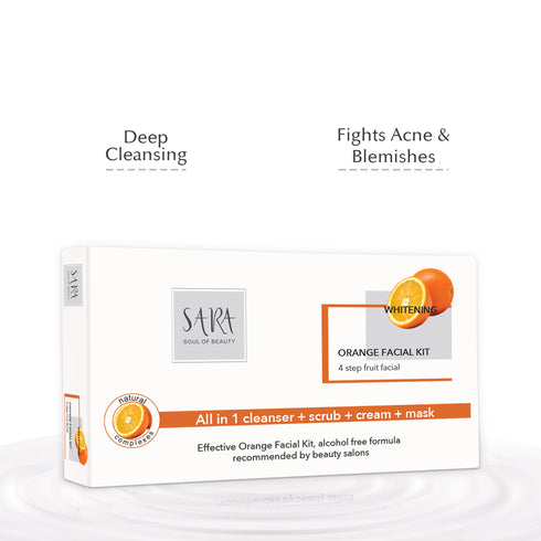 Bridal Glow with Diamond, Gold and Orange Facial Kit Combo