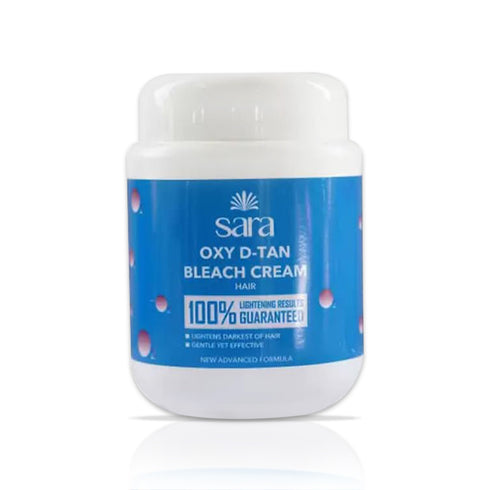 Sara Oxy Dtan Bleach Cream | Skin Whitening And Hair Lightning Formula | Suitable For All Skin Types , 800gm