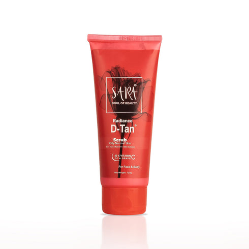 Sara Radiance D-TAN® Scrub | D-Tan Pack for TAN Removal for Men and Women | Pack of 2 | 200g