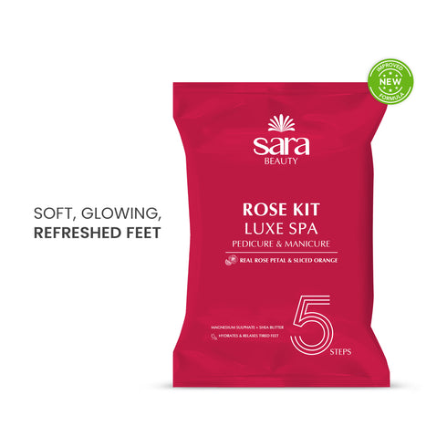 Sara Rose Kit Luxe Spa Pedicure & Manicure | 5 Steps