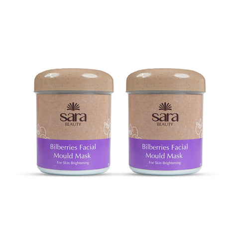 Sara BILBERRIES FACE MOULD MASK No 12 (IN Jar) Pack of 2
