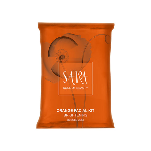 SARA ORANGE FACIAL KIT SINGLE USE (Pack of 6)