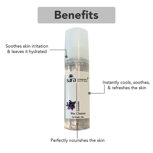 Sara Lavender Wax Cleanser 100g