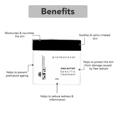 SARA SHEA BUTTER MASSAGE CREAM 350g (Pack of 2)