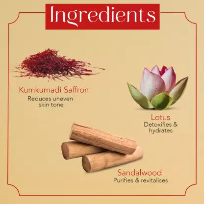 Sara Ayurveda Kumkumadi Facial Kit For Brightening & Glowing Skin | Natural Ingredients Formula | | Perfect For All Skin Types | For Men & Women | 192g