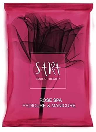 Sara Rose Pedicure Manicure Kit for All Skin Type, Infused with Botanical Extracts for Soft, Healthy Skin | Pack of 6 | 6x50g