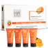 Sara Orange Facial Kit Perfect Glow Booster & Prevent Acne | All In 1- Cleanser, Scrub, Cream And Mask | All Skin Types | Facial Kit For Women & Men | 4x50g