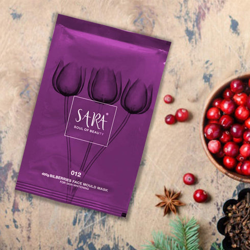 Sara Billberries Face Mould Mask For whitening & radiant skin For Women, Men | Suitable For all Skin Types,400 gm
