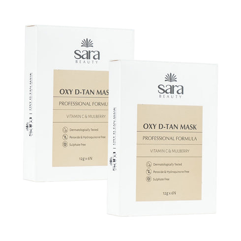 Sara Oxy D tan Mask-72g (Pack of 2)
