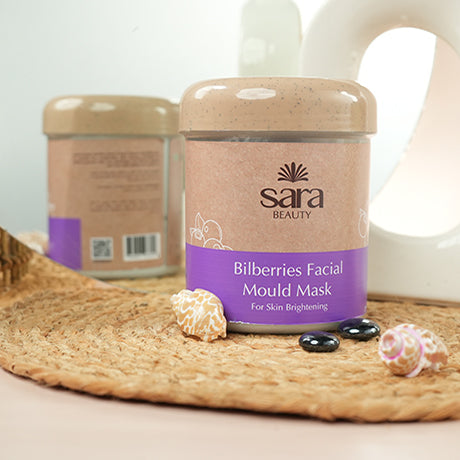 Sara BILBERRIES FACE MOULD MASK No 12 (IN Jar) Pack of 2