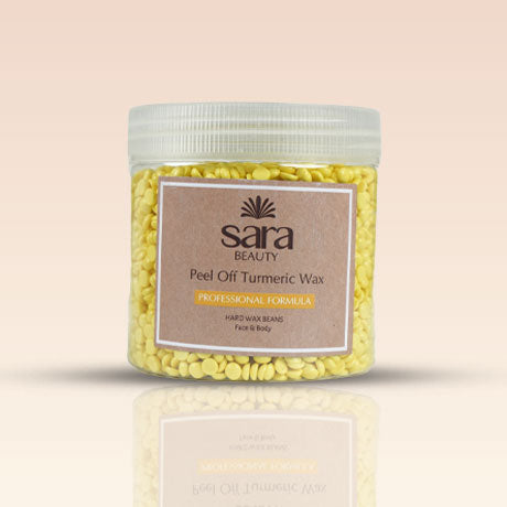 SARA TURMERIC BEANS WAX 400 G[ Pack of 2 ]