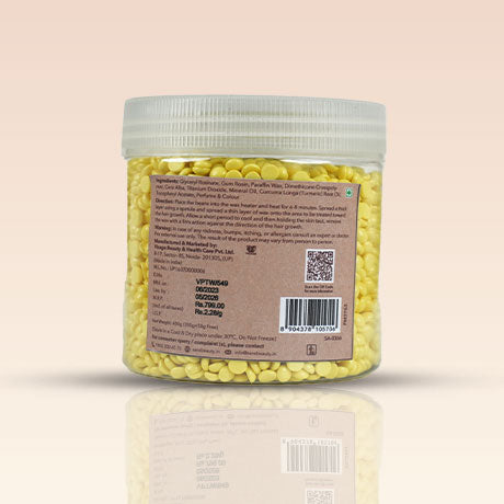 SARA TURMERIC BEANS WAX 400 G[ Pack of 2 ]