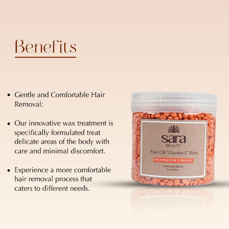 SARA VITAMIN C BEANS WAX 400 G[ Pack of 2 ]