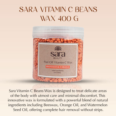 SARA VITAMIN C BEANS WAX 400 G