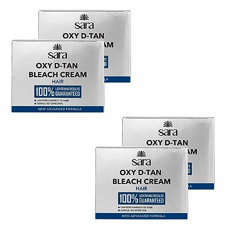 SARA OXY D-TAN BLEACH CREAM 35g (Pack of 4)