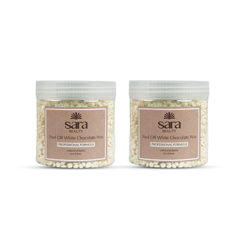 SARA WHITE CHOCOLATE BEANS WAX 400 G[ Pack of 2 ]