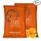 Sara Orange Facial Kit for Skin Cleansing & Brightening (2x 40g, Single Use)
