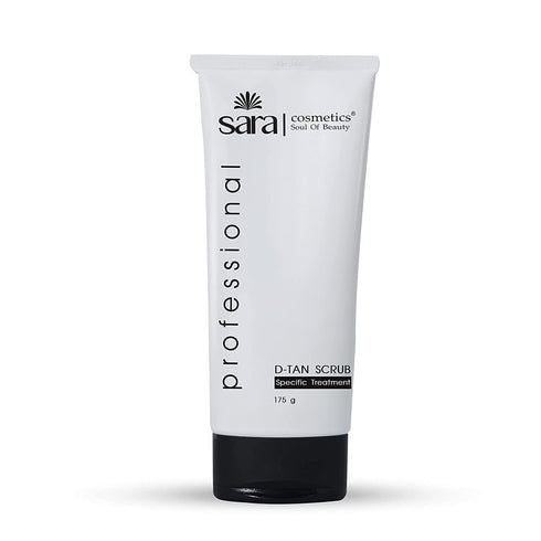 Sara Oxy D-Tan Scrub | Tan-Free Skin & Acne-Prone Skin | Super Soft Face Scrub For All Skin Types | For Women & Men