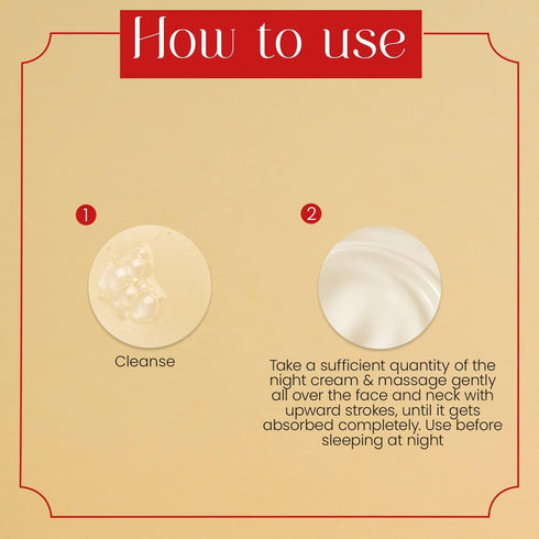Sara Clarity Brightening Night Cream For Revitalize & Brighten Skin | Suitable For Oily Skin | Pack of 2 | 40gm