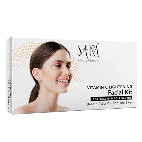 Sara Vitamin C Lightening Facial Kit For Boost Glow & Brightens Skin 20gm