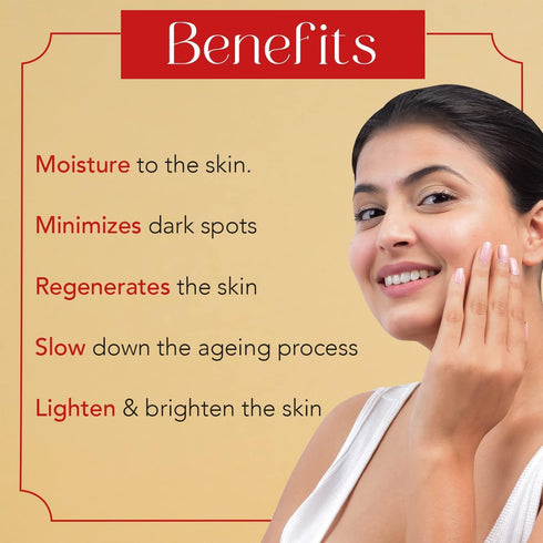 Sara Clarity Brightening Night Cream For Revitalize & Brighten Skin | Suitable For Oily Skin | Pack of 2 | 40gm
