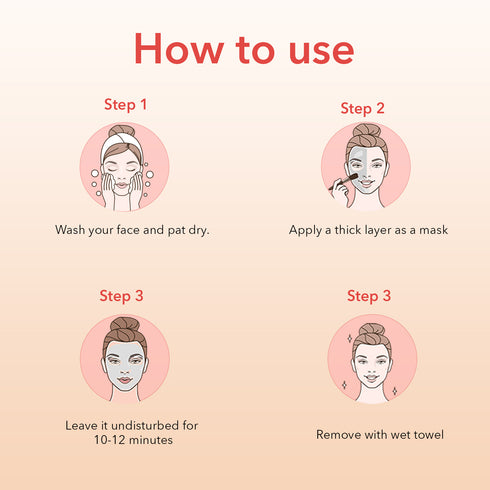 Sara Radiance D-Tan Mask  For Skin Enhancer & Glow Booster | All Skin Types | Perfect For Men & Women | 100G