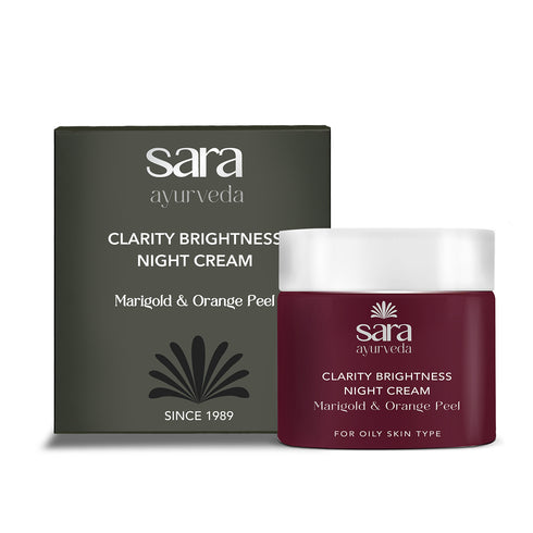 Sara Clarity Brightness Night Cream(Marigold & Orange)