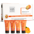 Sara Orange Facial Kit Perfect Glow Booster & Prevent Acne | All In 1- Cleanser, Scrub, Cream And Mask | All Skin Types | Perfect For Men & Women (4 x 50 )g